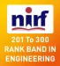 NIRF 201-300 Rank Band in Engineering